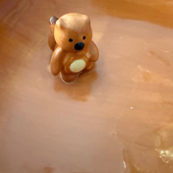 Whimsical Russ Berrie Fall /Autumn Acorn Candy Dish/Bowl with Cute Squirrel - Picture 3 of 6